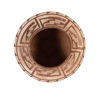 Acoma Pueblo Black on White Olla Pottery Jar