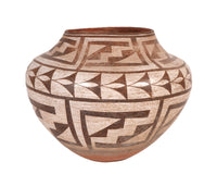 Acoma Pueblo Black on White Olla Pottery Jar