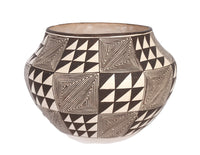 Acoma Pueblo Black and White Pottery By Francis Pasewal