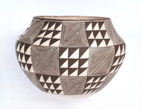 Acoma Pueblo Black and White Pottery By Francis Pasewal