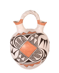 Acoma Pueblo Wedding Jar Pottery By Eva Histia
