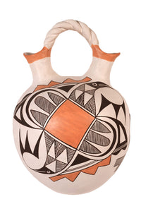 Acoma Pueblo Wedding Jar Pottery By Eva Histia
