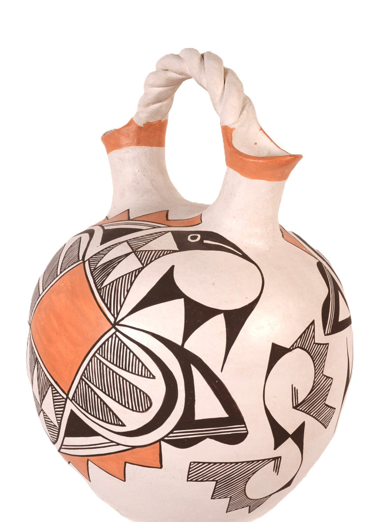 Acoma Pueblo Wedding Jar Pottery By Eva Histia