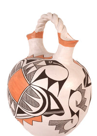 Acoma Pueblo Wedding Jar Pottery By Eva Histia