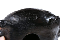 Mexico Blackware Turtle Pottery By Dona Rosa