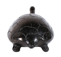 Mexico Blackware Turtle Pottery By Dona Rosa