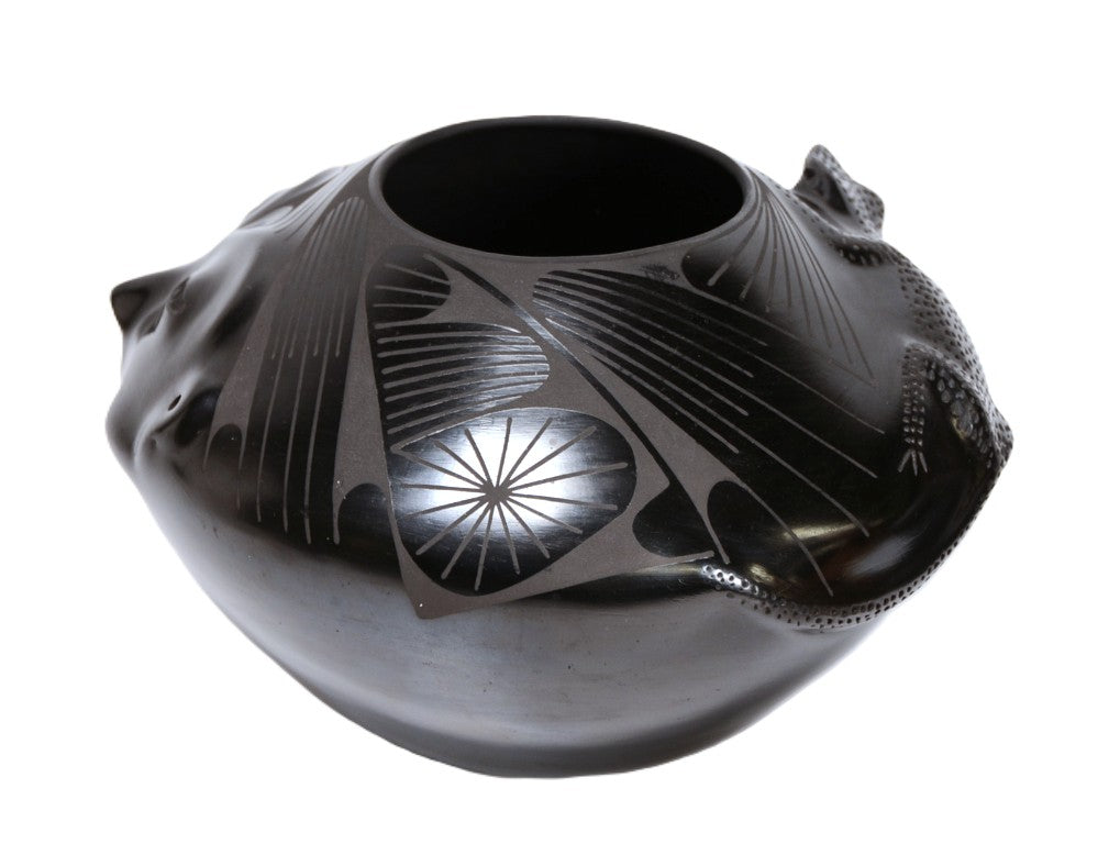 Mexico Blackware Effigy Pottery By Jesus Quezada