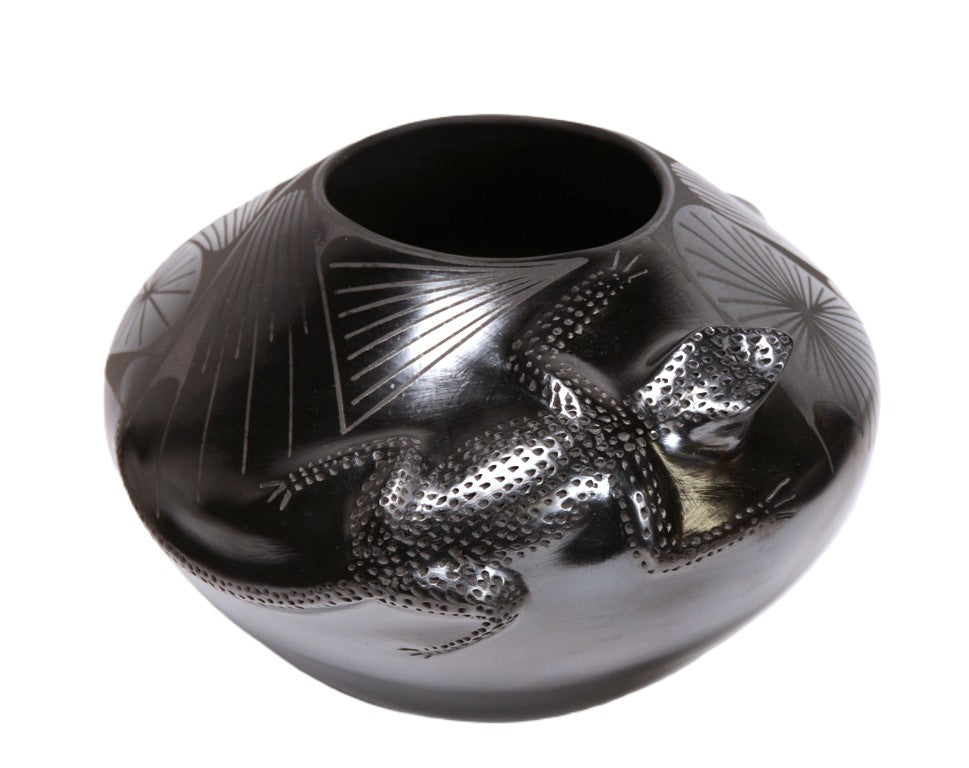 Mexico Blackware Effigy Pottery By Jesus Quezada