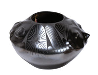 Mexico Blackware Effigy Pottery By Jesus Quezada