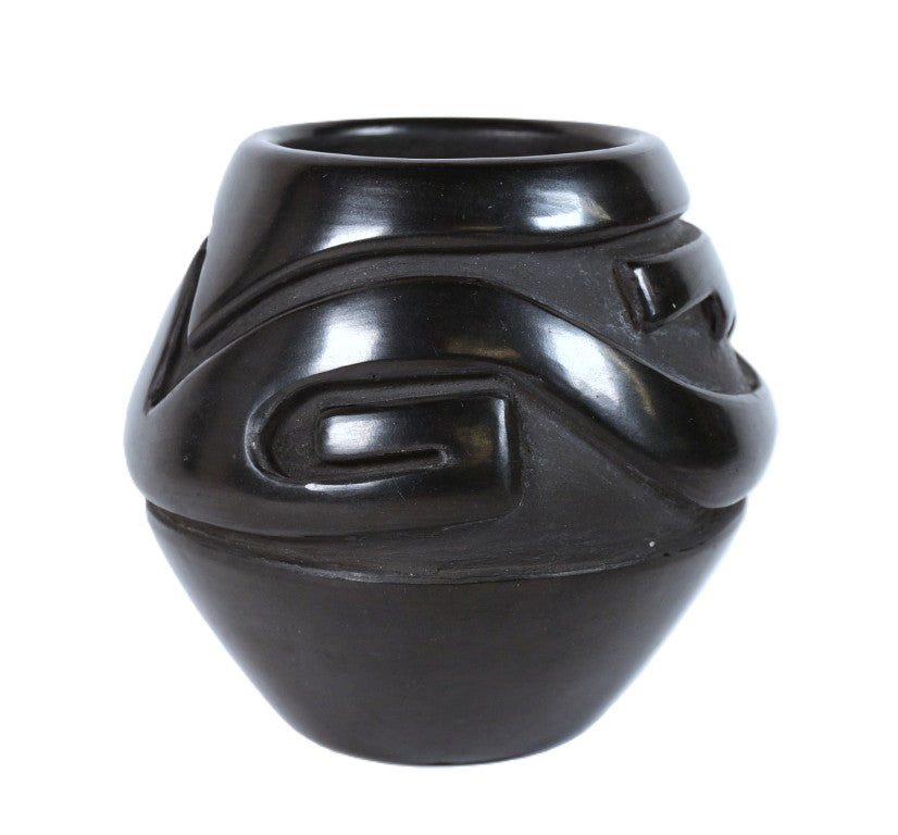Santa Clara Pueblo Black Pottery By Stella Chavarria
