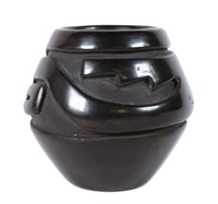 Santa Clara Pueblo Black Pottery By Stella Chavarria