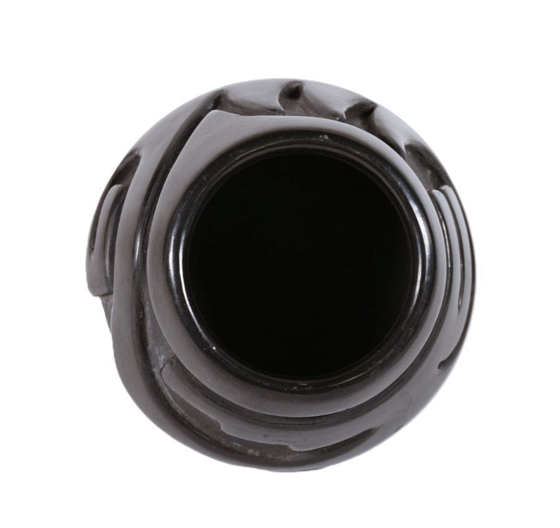 Santa Clara Pueblo Black Pottery By Stella Chavarria