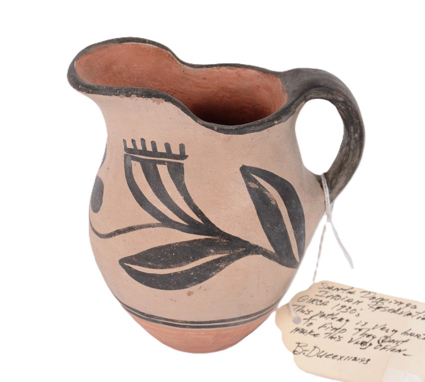 Santa Domingo Pueblo Pottery Pitcher