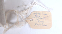 Hopi Pueblo White Sunface and Frog Kachina Doll Rattle