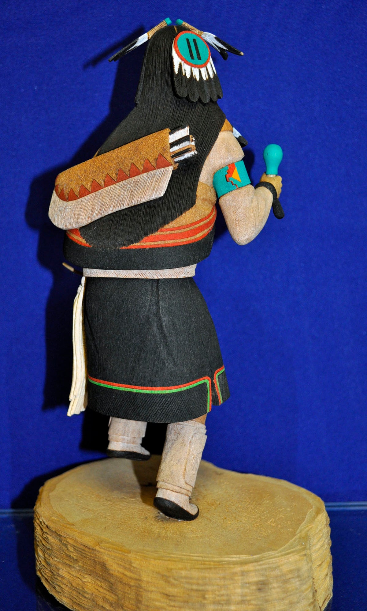Hopi Pueblo Heoto Mana Kachina Doll By Glenn Fred