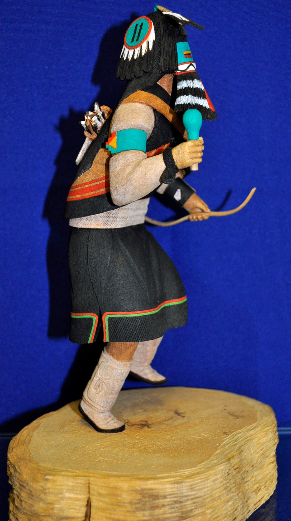 Hopi Pueblo Heoto Mana Kachina Doll By Glenn Fred