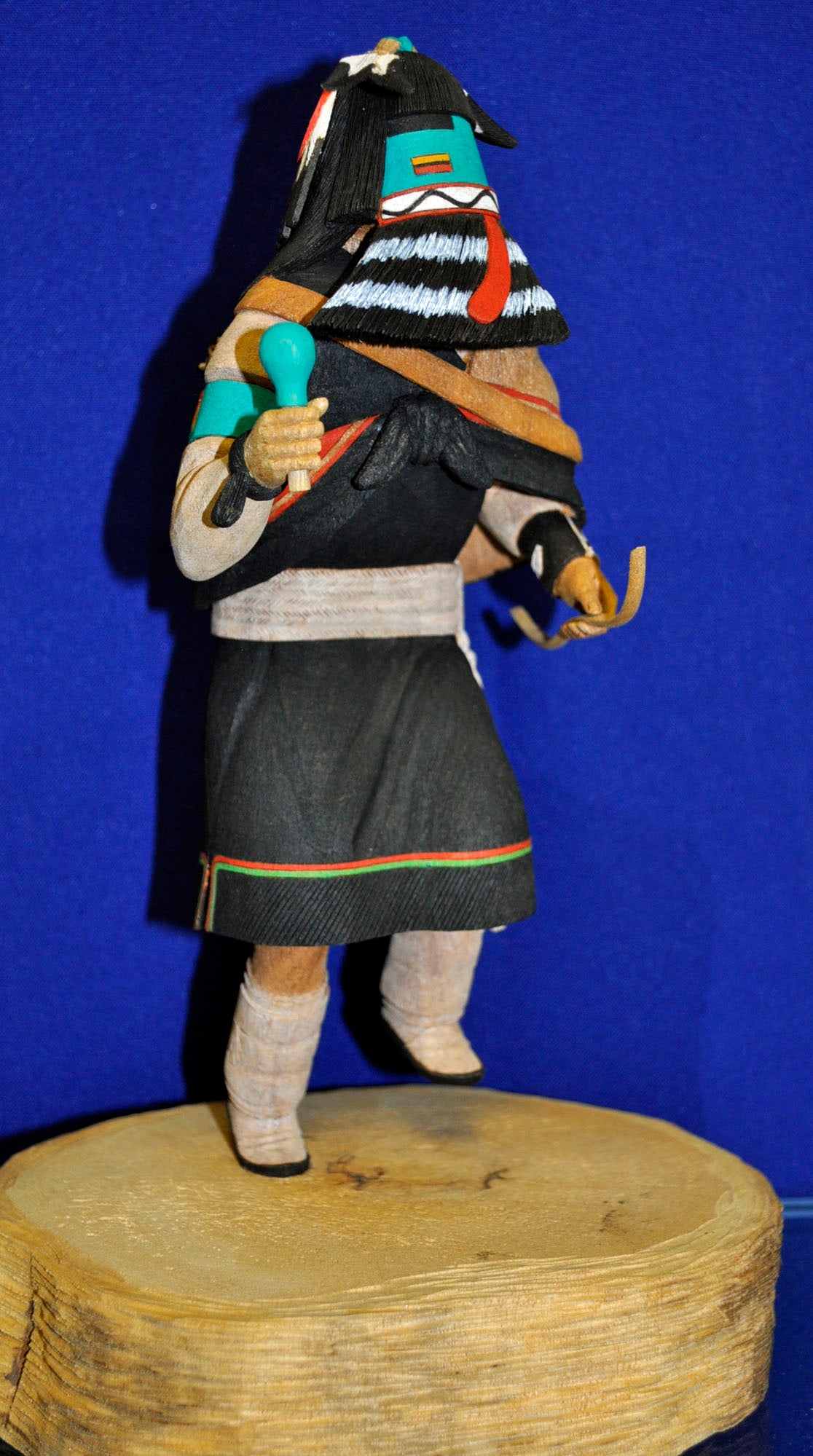 Hopi Pueblo Heoto Mana Kachina Doll By Glenn Fred