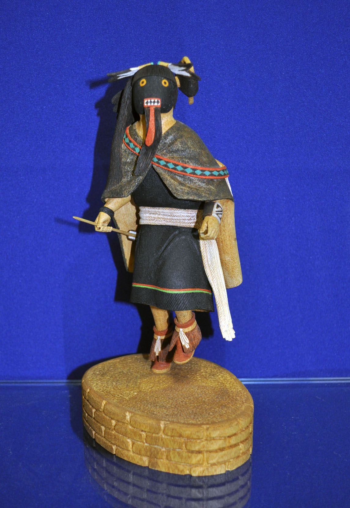 Hopi Pueblo Hee'e Wuhti Kachina By Glenn Fred