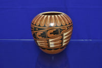 Small Black San Ildefonso Pottery Jar by Pauline Martinez (1950-)