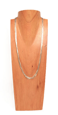 Navajo Sterling Silver Strand Necklace