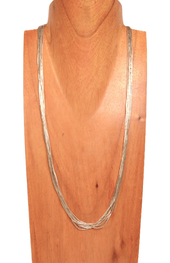 Navajo Sterling Silver Strand Necklace