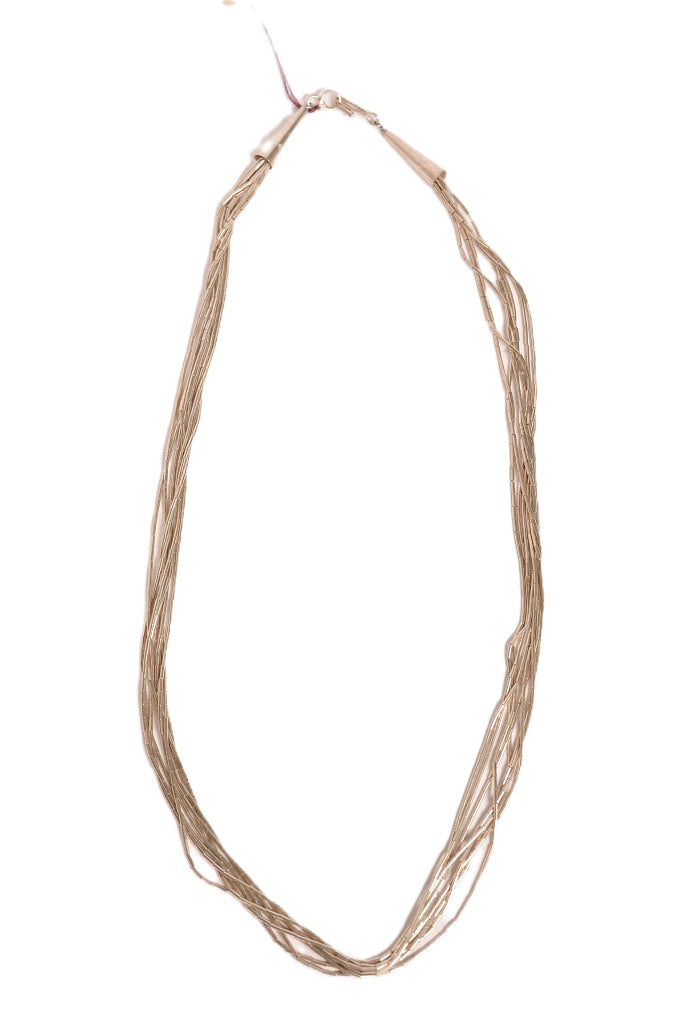 Navajo Sterling Silver Strand Necklace