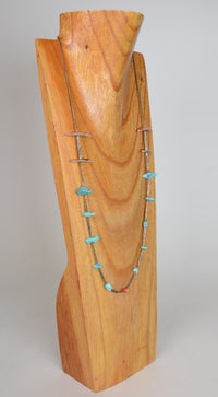 Zuni Carved Bird and Bear Fetish Necklace by Leekya Deyuse