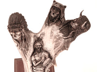 Chiefs Chant Antler Sculpture