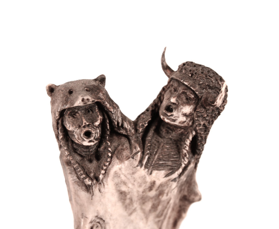 Chiefs Chant Antler Sculpture