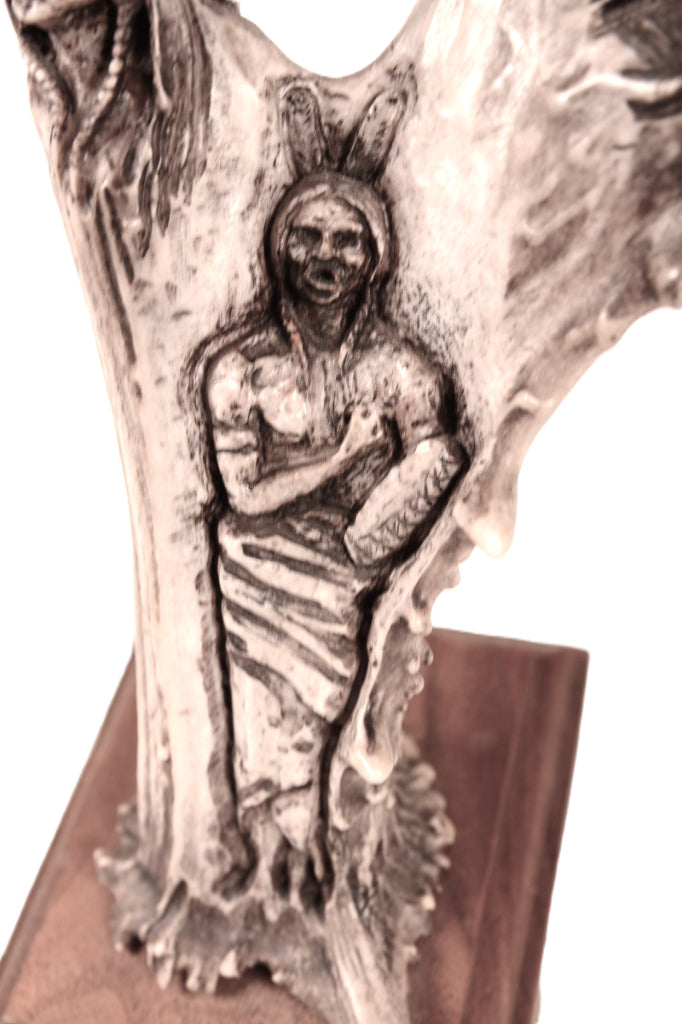 Chiefs Chant Antler Sculpture