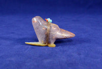 Zuni Purple Peridotite Bird Fetish Carving by Leland Boone