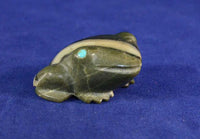 Zuni Fetish Carving: R. Davis Serpentine Frog