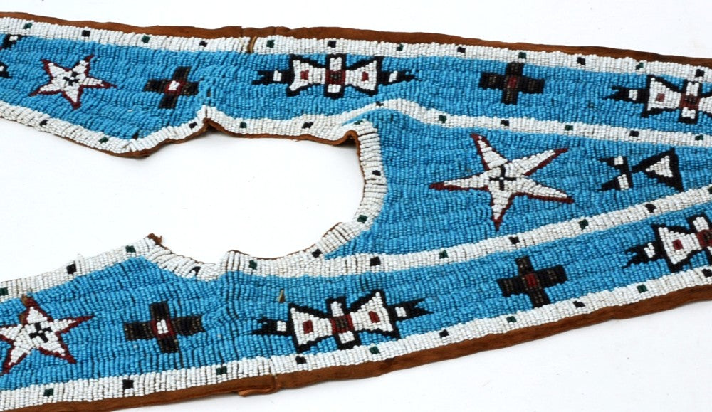 Apache Beaded Vertical Yoke / Neckpiece