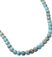 Turquoise Trade Glass; Hubble Style