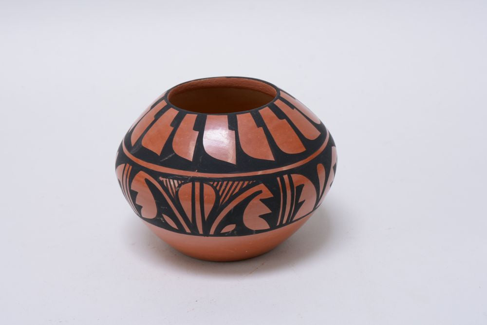 Jemez Painted Red pottery by Edwina Tortalita