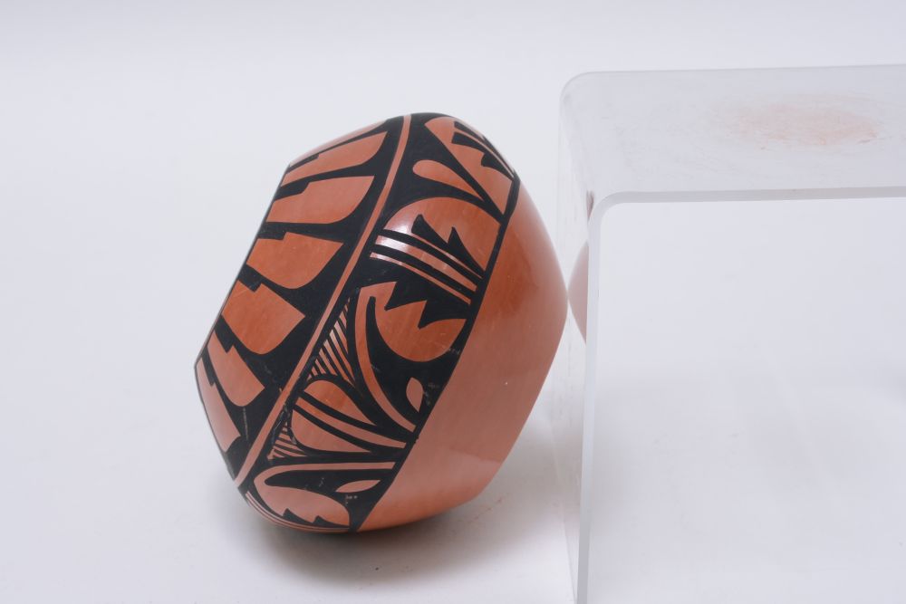 Jemez Painted Red pottery by Edwina Tortalita
