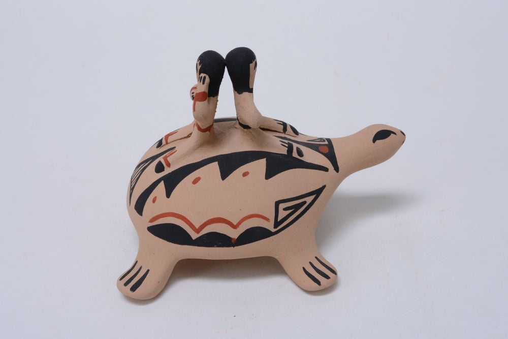 Jemez Storyteller pottery by Edwina Tortalita