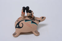 Jemez Storyteller Turtle Pottery by Edwina Tortalita