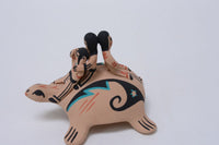 Jemez Storyteller Turtle Pottery by Edwina Tortalita