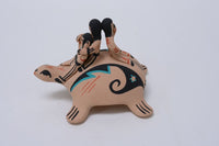 Jemez Storyteller Turtle Pottery by Edwina Tortalita