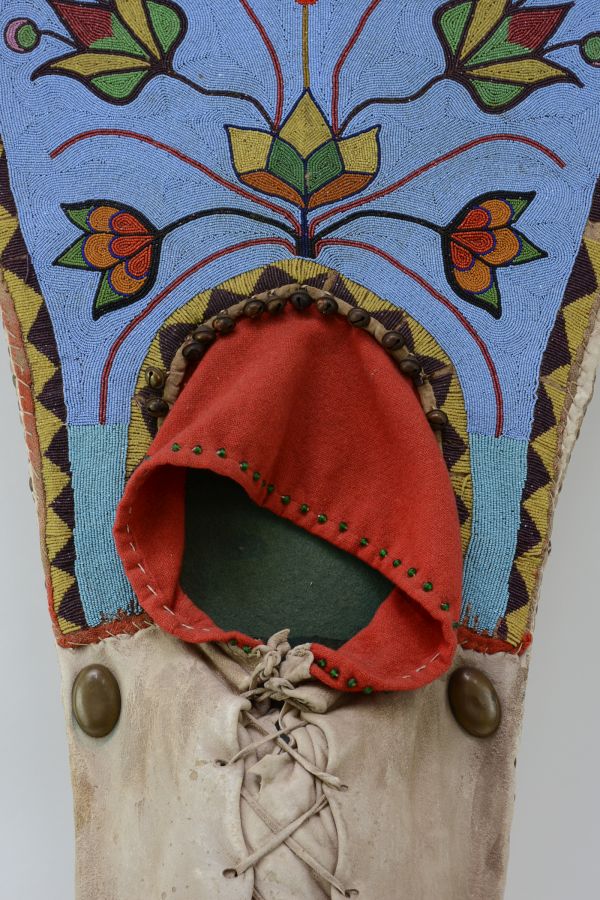 Nez Perce Floral Beaded Cradle