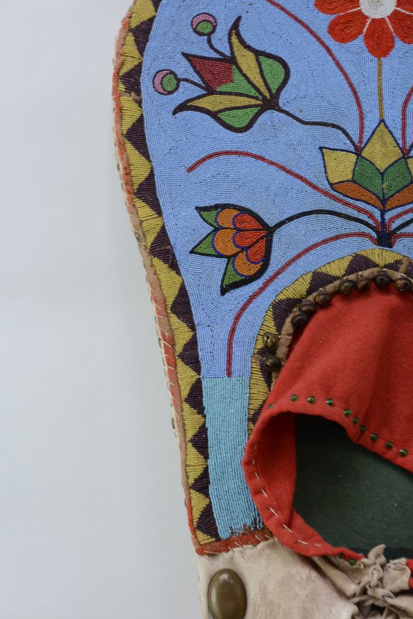Nez Perce Floral Beaded Cradle