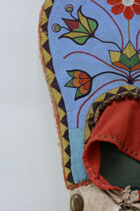 Nez Perce Floral Beaded Cradle