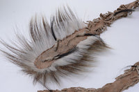 Woodland Cree ( Canadian ) head roach, Buffalo hide,  19th Century