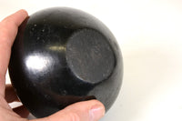 An Early San Ildefonso Blackware Pottery Bowl