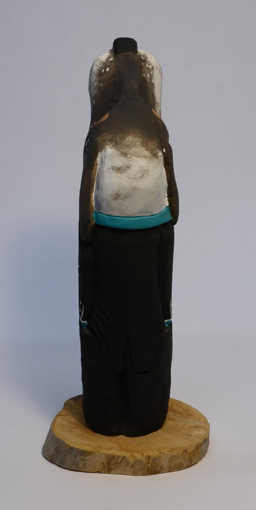 Navajo Large Howling Dog Folk Art Doll By Harrison Juan