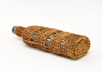 Antique Olympic Peninsula Basket covered bottle, Quinault / Makah