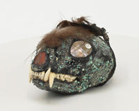 Vintage Zuni Racoon Skull Fetish