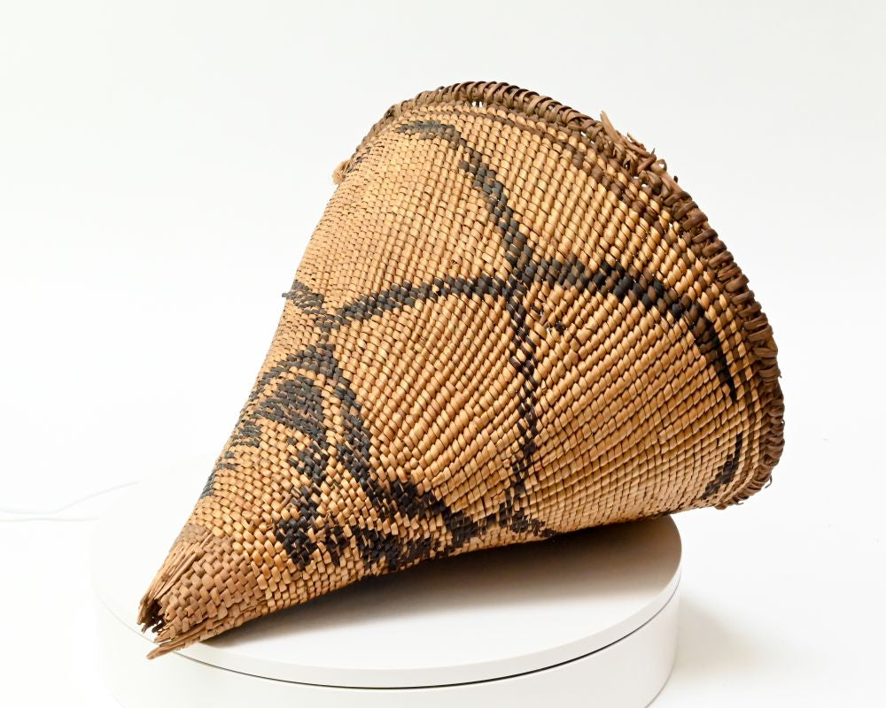 Maidu Pit River Burden Basket