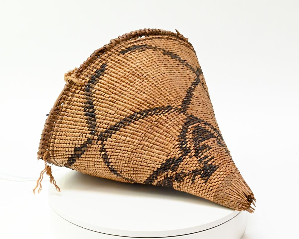 Maidu Pit River Burden Basket